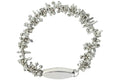 Dries Van Noten Embroidered Necklace Silver
