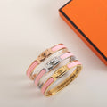 Hermes HM Kelly Pink Bracelet